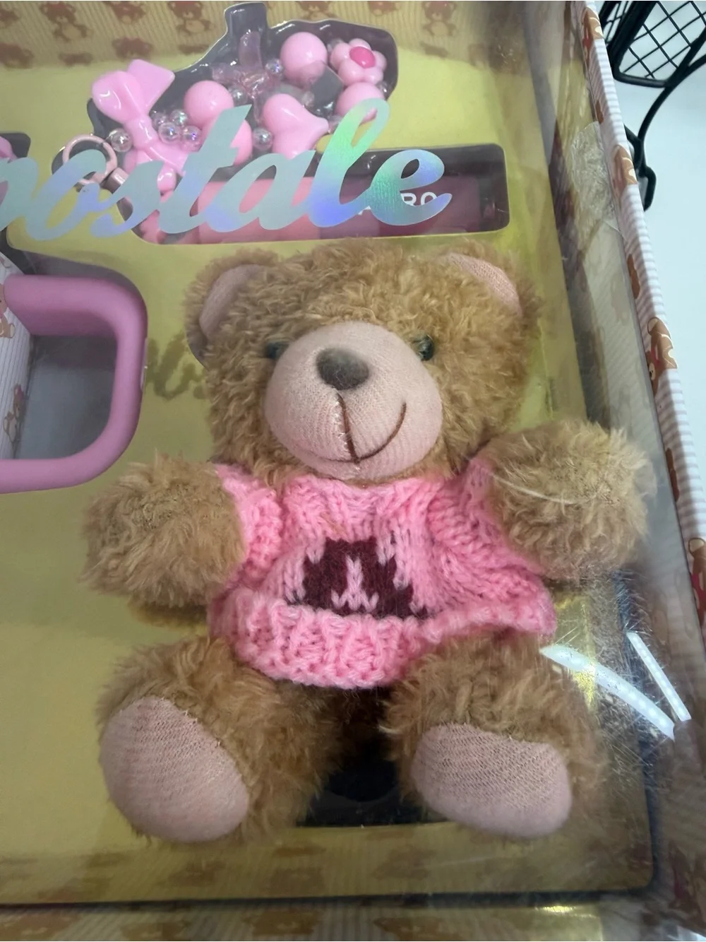 Aeropostale Pink Teddy Mug & Plush Gift Set